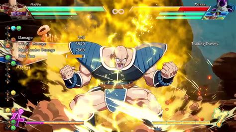 DBFZ Nappa 6k Midscreen With 1 5 Bars 2 Assists YouTube