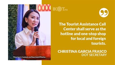 DOT LAUNCHES TOURIST ASSISTANCE CALL CENTER IKOT PH