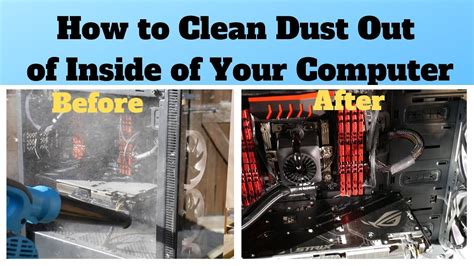 How To Clean Dust Out Of Inside Of Your Computer YouTube