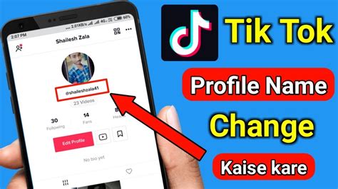 How To Change Tiktok Username