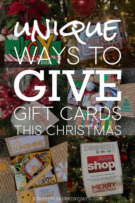 Unique Ways To Give Gift Cards At Christmas Gift Card Tree Christmas