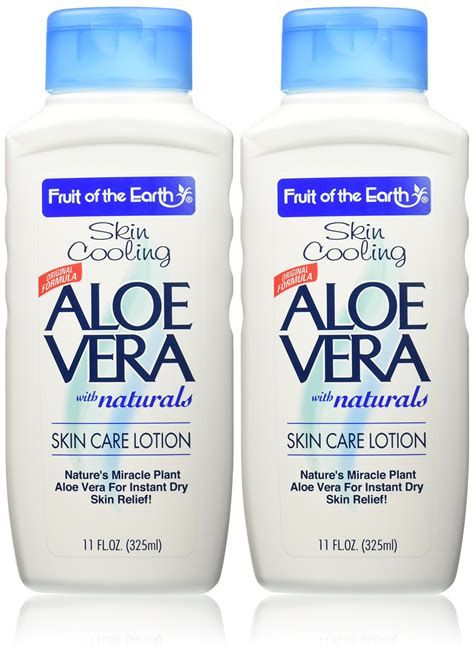 Fruit Of The Earth Bogo Lotion Aloe Vera Skin Cooling 11 Ounce 325ml 2 Pack Ebay