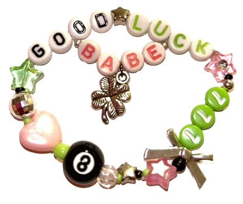 Good Luck Babe By Chappell Roan Bracelet Made By Me Diy Bracelet Designs Bracelet Crafts
