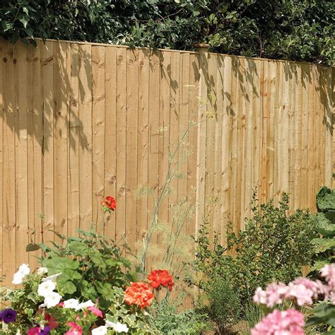 Traditional Featheredge Fence Panel Heavy Duty Pressure Treated