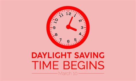 Premium Vector Daylight Saving Time Begins Observed Every Year Of March Daylight Concept