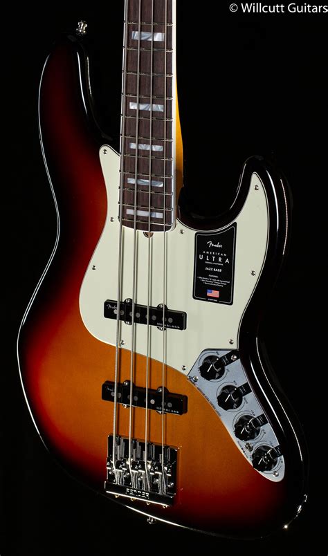 Fender American Ultra Jazz Bass Rosewood Fingerboard Ultraburst Willcutt Guitars