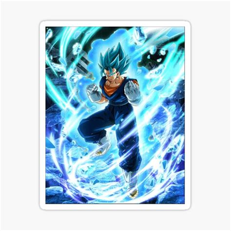 Vegito Super Saiyan Blue Sticker For Sale By Ahmedtaki Redbubble