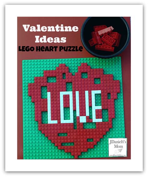 Valentine Ideas- LEGO Heart Puzzle