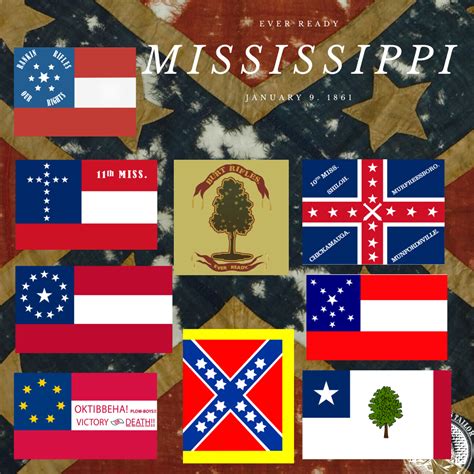 Mississippi Battle Flag Sticker Set Beauregards Tailor