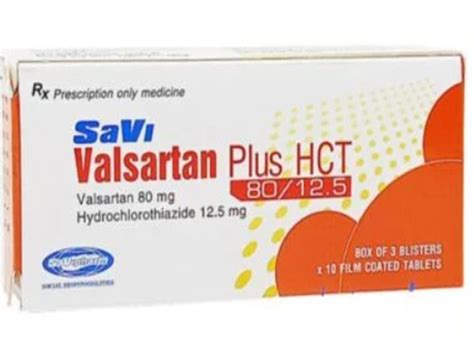 Savi Valsartan Pius Hct 80125 Thuốc Biệt Dược