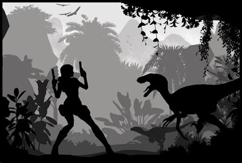 Tomb Raider I Silhouette Art Tomb Raider Silhouette Art Art