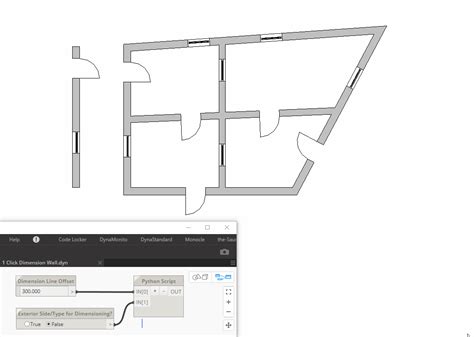 Create Wall Dimensions Revit Dynamo