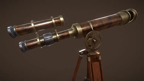 Ancient Telescope - 3D model by Typhen [ea7cdb2] - Sketchfab