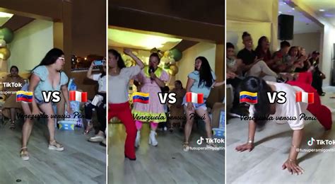 Tiktok Viral Venezolana Reta A Peruana A Un Duelo De Baile Pero Ella