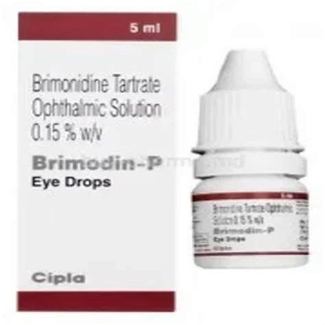 Brimonidine Tartrate Solution, Packaging Size: 5 ml at ₹ 100/piece in ...
