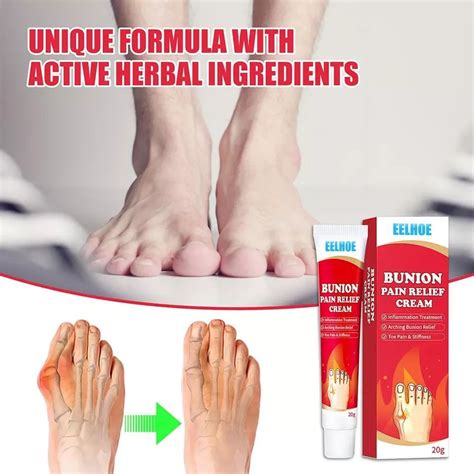 Bunion Pain Relief Cream Herbal Cream For Bunions And Stiff Toes