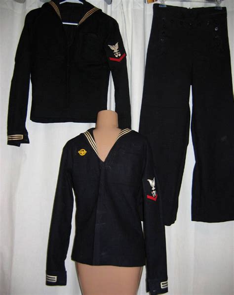 Historic Vintage World War Ii Us Navy Winter Uniform 2 Wool Etsy