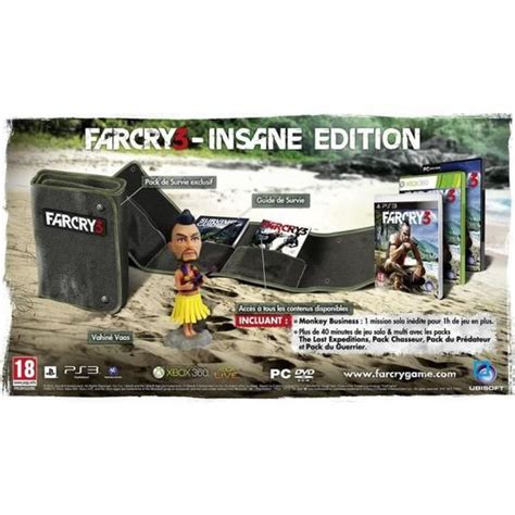 FAR CRY 3 INSANE EDITION Jeu console PS3 Cdiscount Jeux vidéo