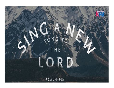 Psalm 981 Psalms Words Of Encouragement Isaiah 55 11