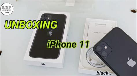 Unboxing IPhone 11 64GB Black YouTube