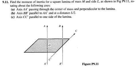 Answered 9 11 Find The Moment Of Inertia For A Bartleby