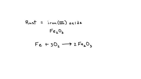 Solved A Sample Of Iron Weighs More After It Rusts Why