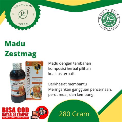 Jual Madu Zestmag Produk Original Madu Herbal Atasi Sakit Maag