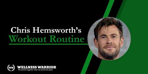 Chris Hemsworth's Workout Routine & Diet - All About Thor