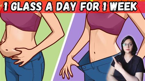 Flat Stomach Secret One Glass A Day For 1 Week Flat Belly Drink Reduce