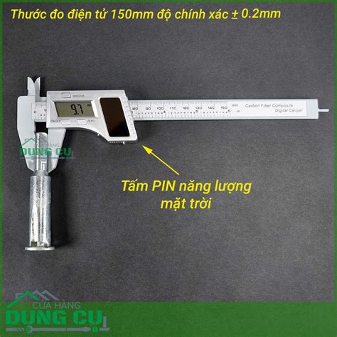 Thước kẹp điện tử 150mm sợi carbon tổng hợp