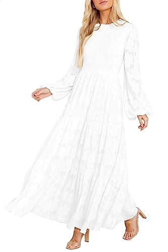 I Tested The Versatility Of White Long Sleeve Maxi Dresses Heres Why