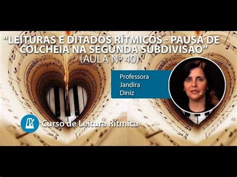 Pausa De Colcheia Na Segunda Subdivis O Curso De Leitura R Tmica