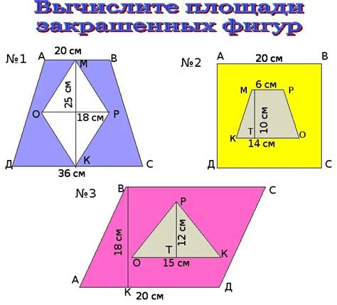 Задачи на площади фигур 8 класс