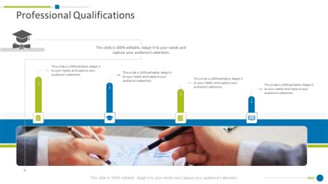 Professional Qualifications Example Presentation For Job Interview Ppt