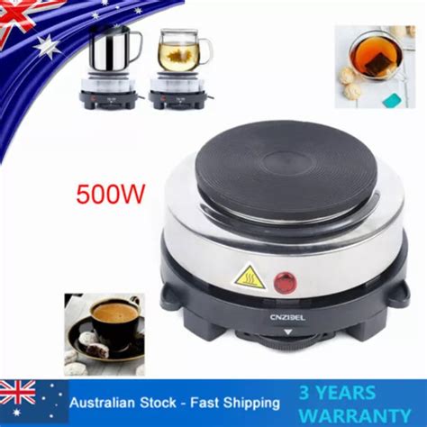 W Portable Single Electric Hot Plate Stove Cooker Heating Camping Home Office