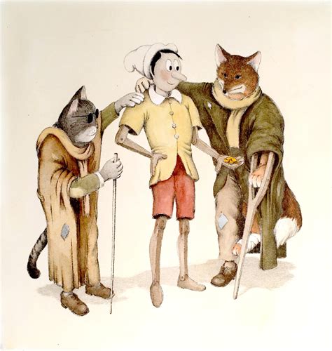 Collodi Il Gatto E La Volpe Inchiostronero