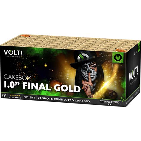 1 0 Final Gold By Volt Fireworks Firework Crazy