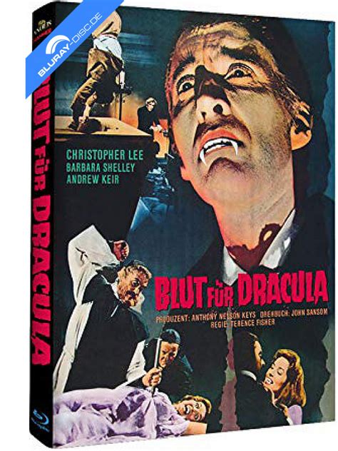 Blut F R Dracula Limited Hammer Mediabook Edition Cover C Blu Ray