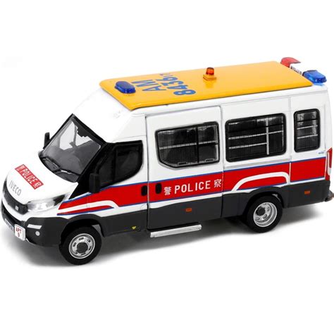 Tiny City Iveco Daily Police Patrol Van Airport District Am8436 176