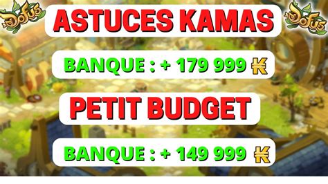 Astuces Kamas Se Faire Des Kamas Avec Un Petit Budget Sur Dofus