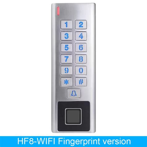 Metal Waterproof WIFI App Biometric Fingerprint RFID EM Card Standalone