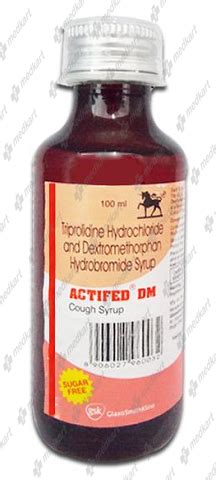 ACTIFED DM SYRUP 100 ML Price Composition Generic Alternatives