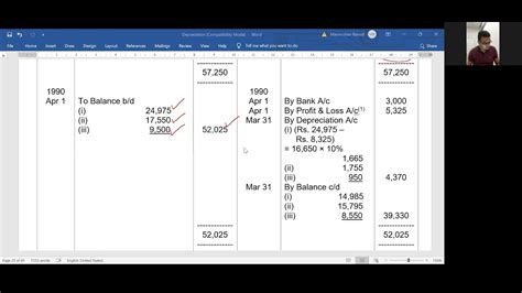 5 1 1 Accountancy CH Depreciation Oct 1 DBM Q 18 One Third Q