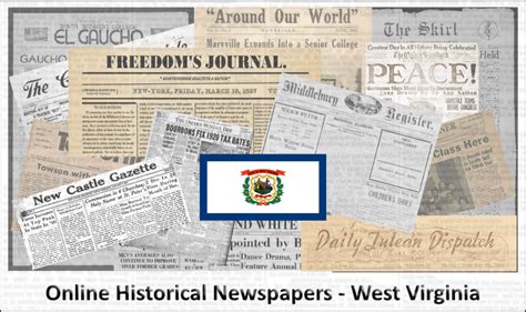 Category West Virginia Old Newspaper Research