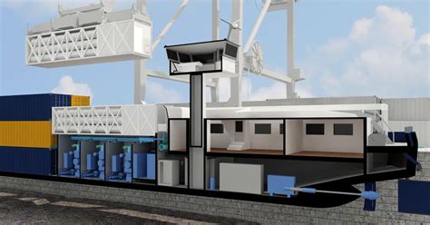 Inland Container Ship Ready For Hydrogen Retrofit News Motorship