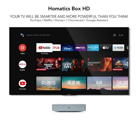 Homatics Box HD Android TV Abcom Tv