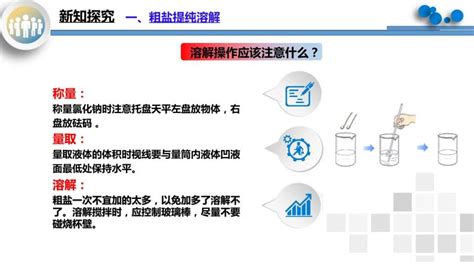 初中实验活动8 粗盐中难溶性杂质的去除优秀教学课件ppt 教习网课件下载