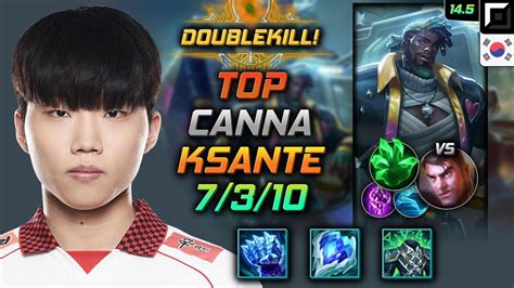 K Sante Top Build Canna Iceborn Gauntlet Grasp Of The Undying LOL KR