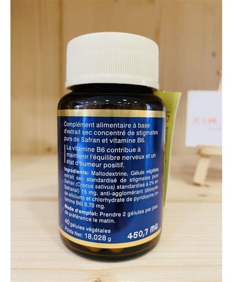 SAFRAN 2% SAFRANAL - ESSENCE PURE - 40 GÉLULES
