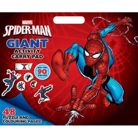 Spider Man Giant Activity Pad Big W